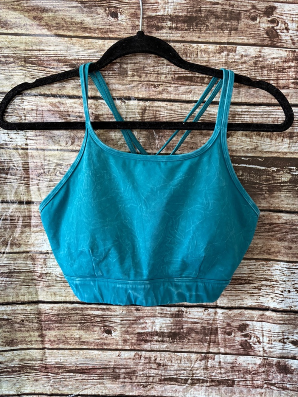 JoyLab Teal Strappy Back Sports Bra